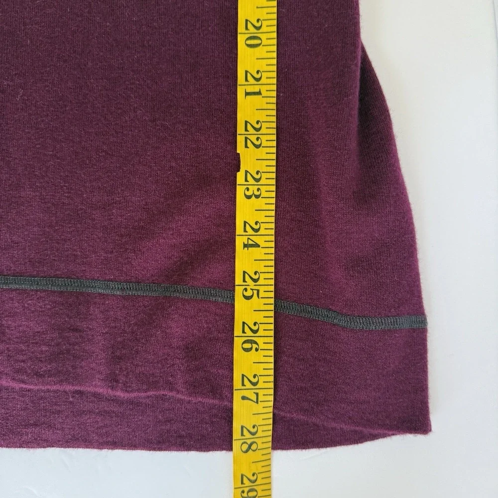Neiman Marcus Cashmere Silk Sweater Men's Medium Plum Career Casual Quiet Luxury